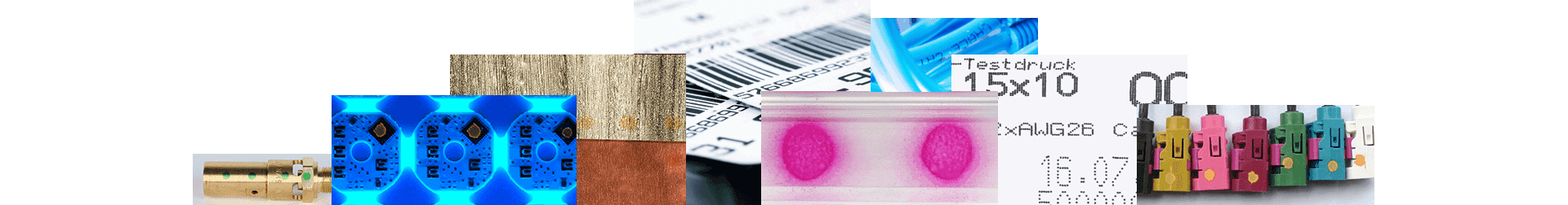 Beispiele Kennzeichnung Punktmarkierung Barcode | MSM Markiersysteme Kennzeichnungssysteme